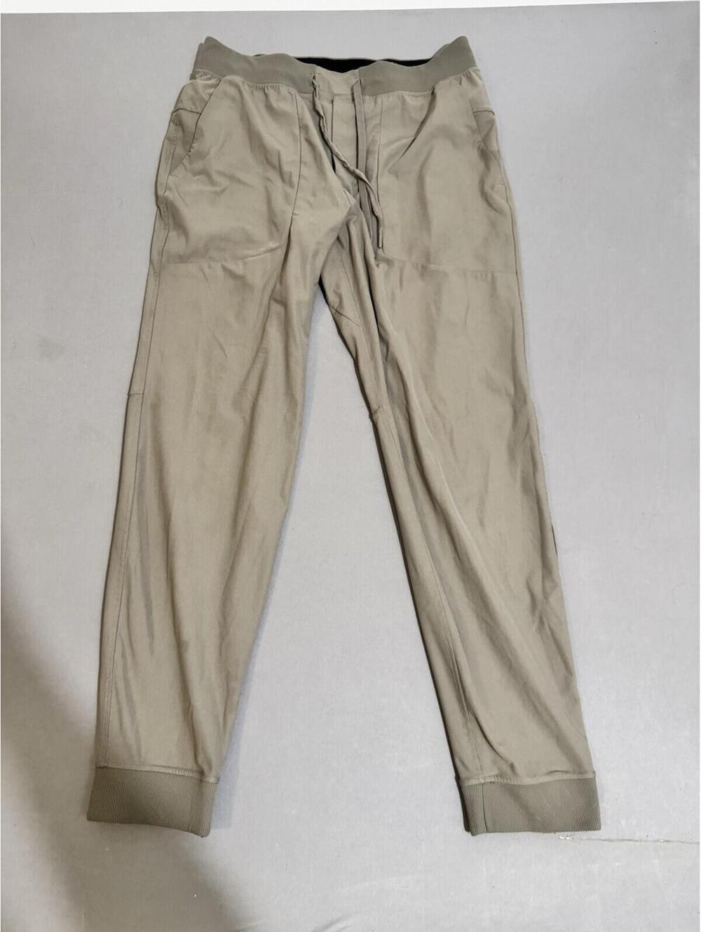 Lululemon ABC Jogger Mens L Tan Warpstreme Performance Stretch Pants